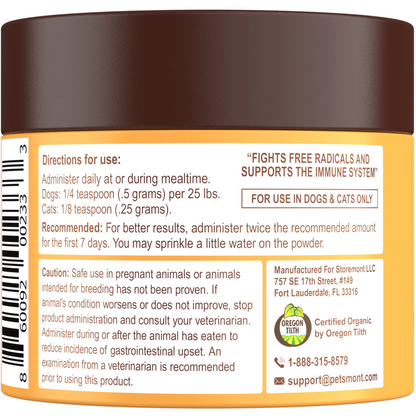 Buddy Guard for Lumps and Bumps, Lipoma for Dogs & Cats, Patent Pending Organic 9 Mushroom Powder Blend Natural Dog Probiotic & Immune Support Chaga, Reishi, Lion's Mane, Turkey Tail Mushroom(2‑pack  50-lbs)